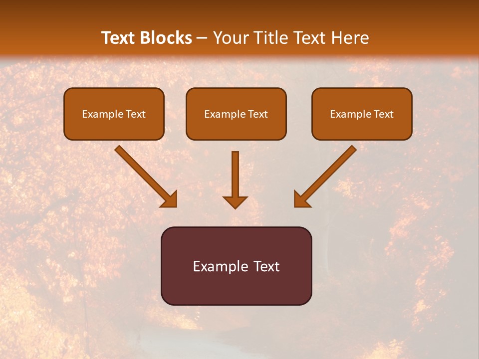 Warmth Garden Red PowerPoint Template