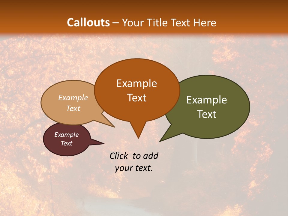 Warmth Garden Red PowerPoint Template