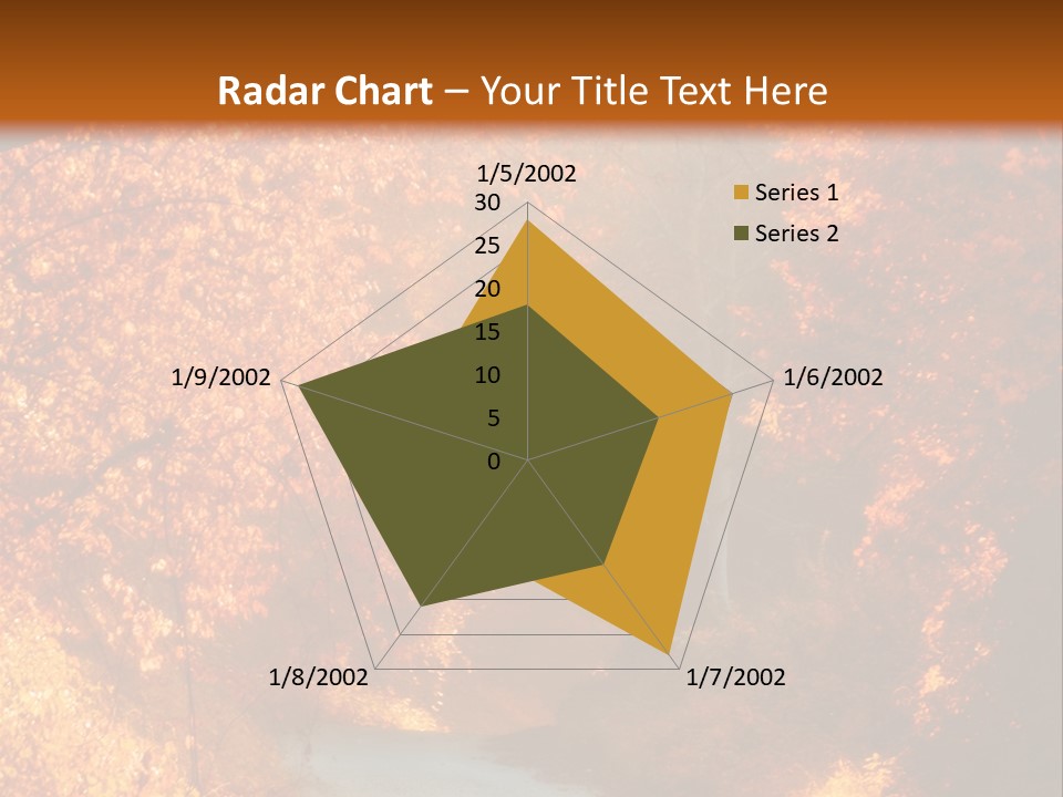 Warmth Garden Red PowerPoint Template