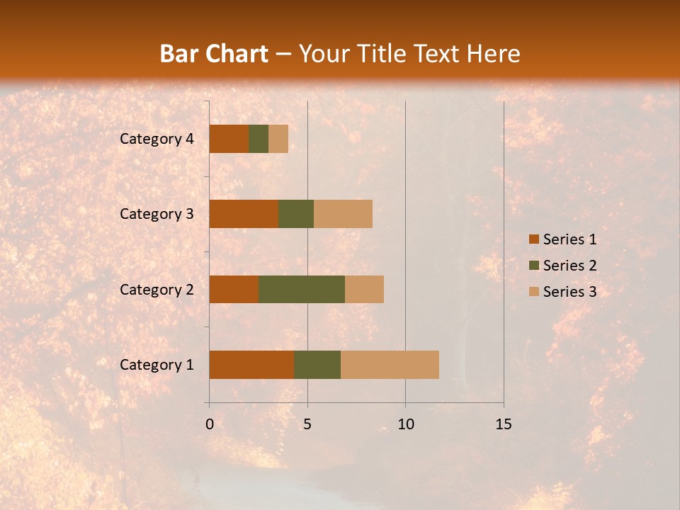 Warmth Garden Red PowerPoint Template