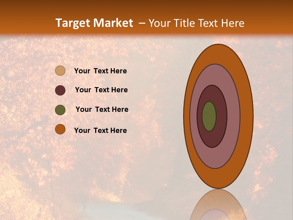 Warmth Garden Red PowerPoint Template