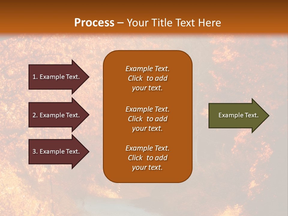 Warmth Garden Red PowerPoint Template