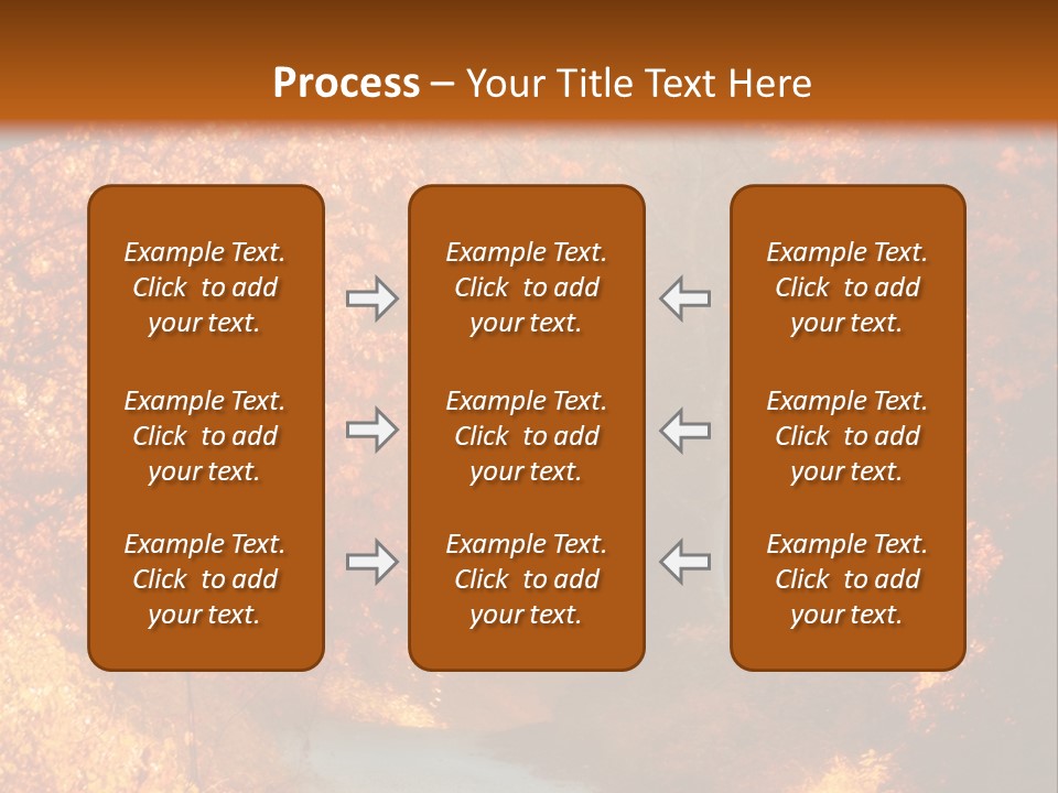 Warmth Garden Red PowerPoint Template