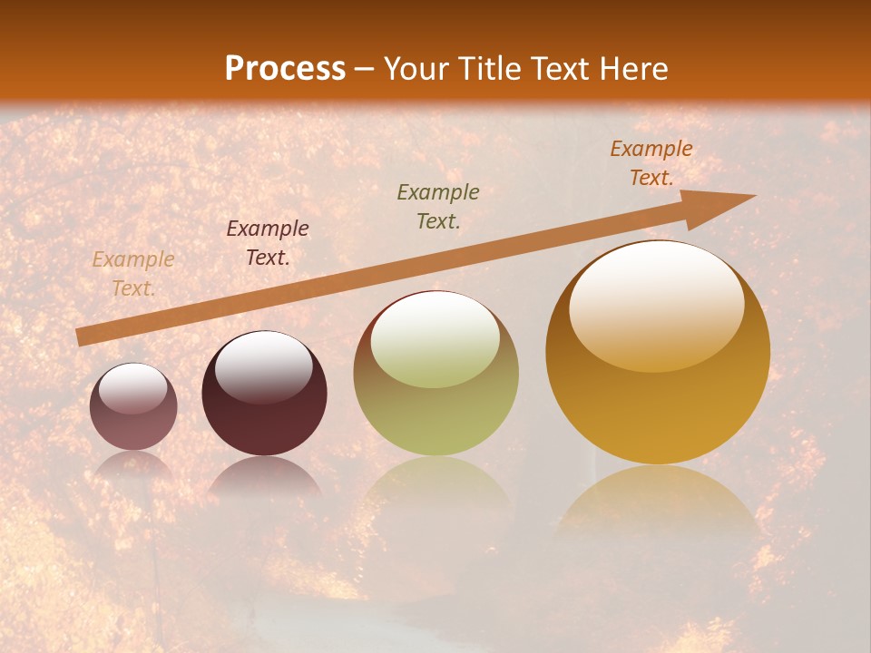 Warmth Garden Red PowerPoint Template