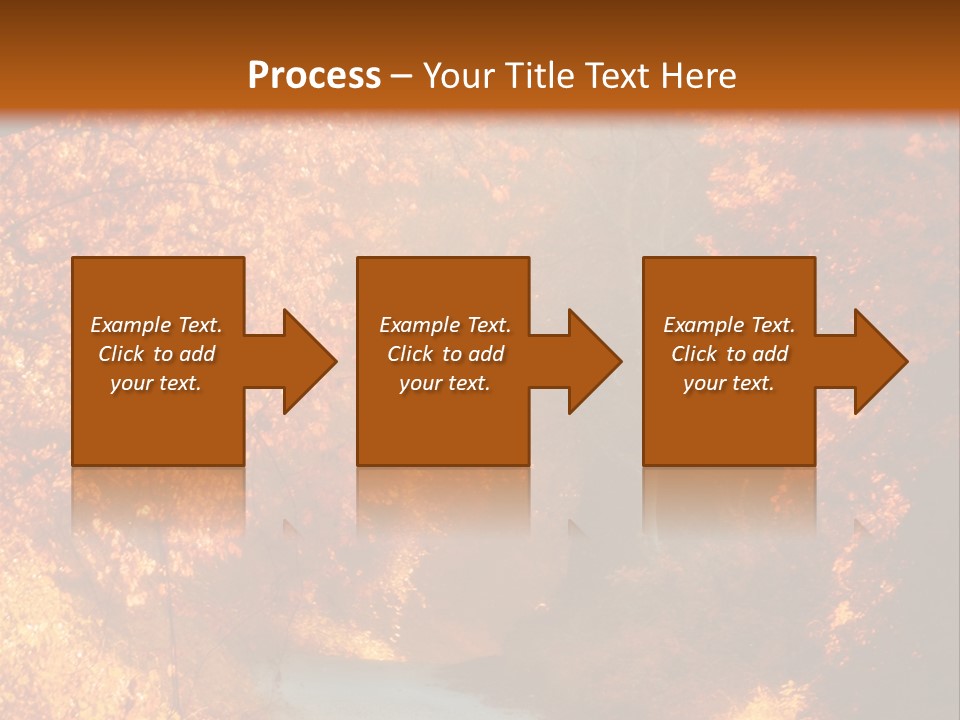 Warmth Garden Red PowerPoint Template