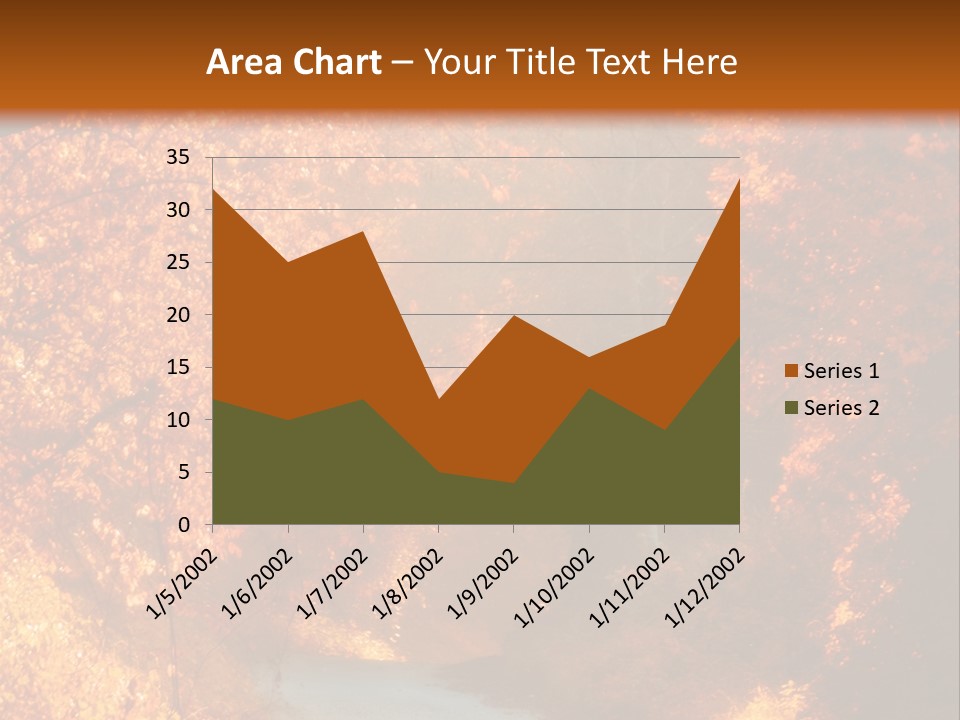 Warmth Garden Red PowerPoint Template