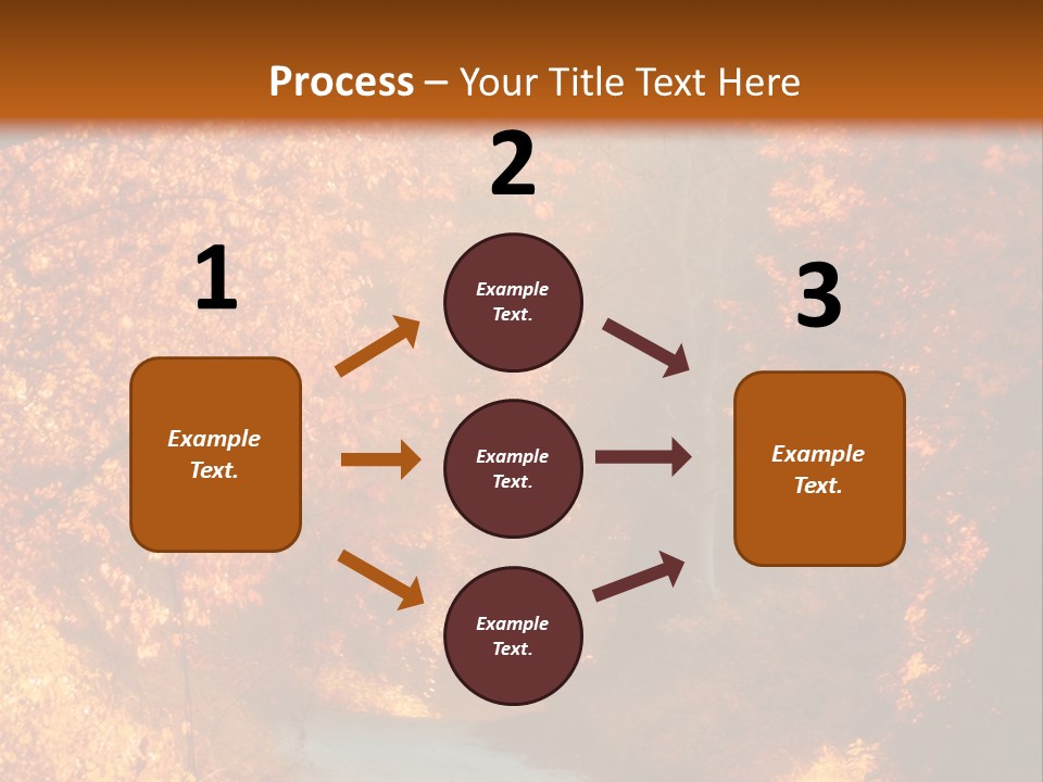 Warmth Garden Red PowerPoint Template
