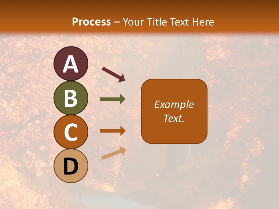 Warmth Garden Red PowerPoint Template