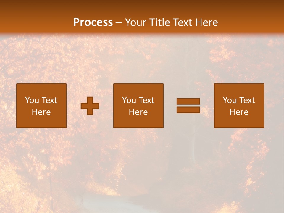 Warmth Garden Red PowerPoint Template