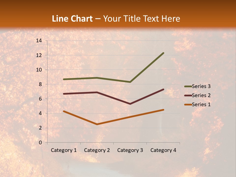 Warmth Garden Red PowerPoint Template