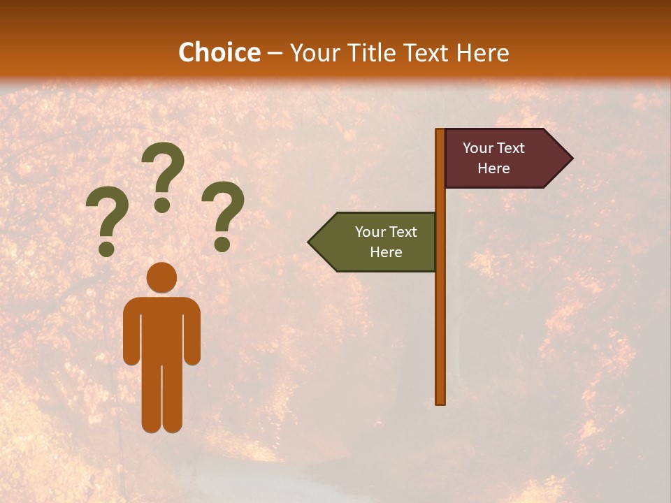 Warmth Garden Red PowerPoint Template
