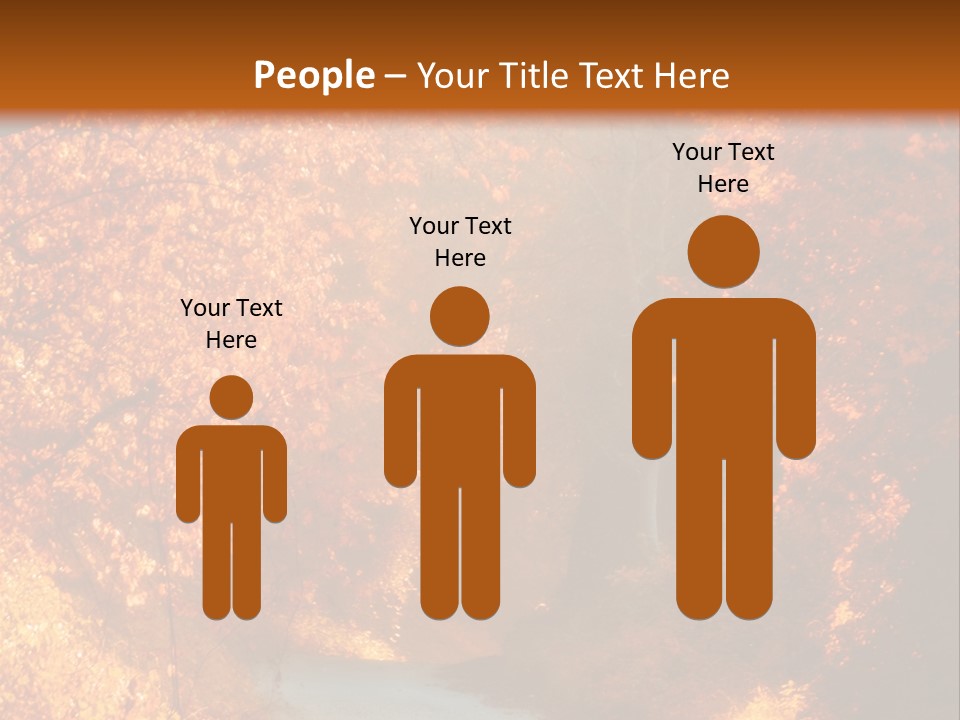 Warmth Garden Red PowerPoint Template