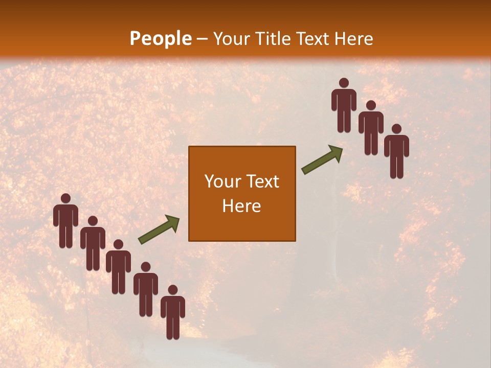 Warmth Garden Red PowerPoint Template