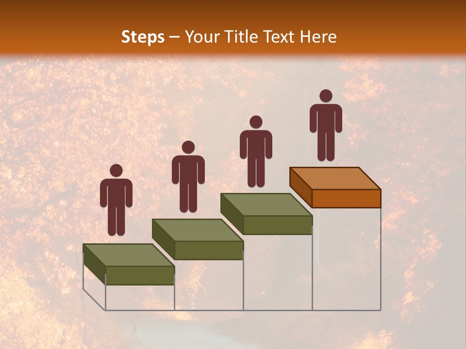 Warmth Garden Red PowerPoint Template