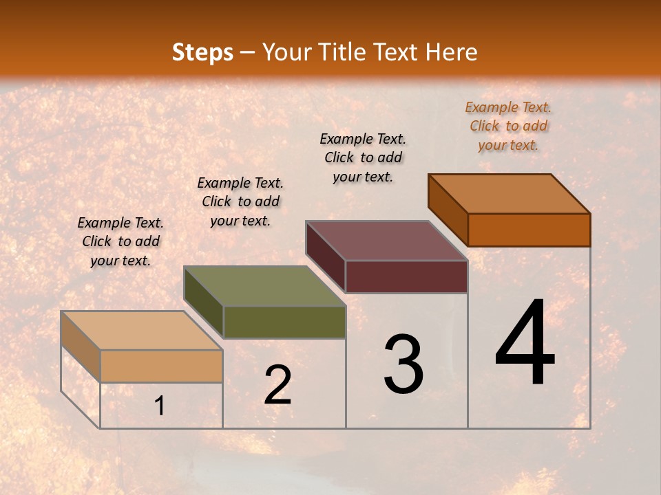 Warmth Garden Red PowerPoint Template