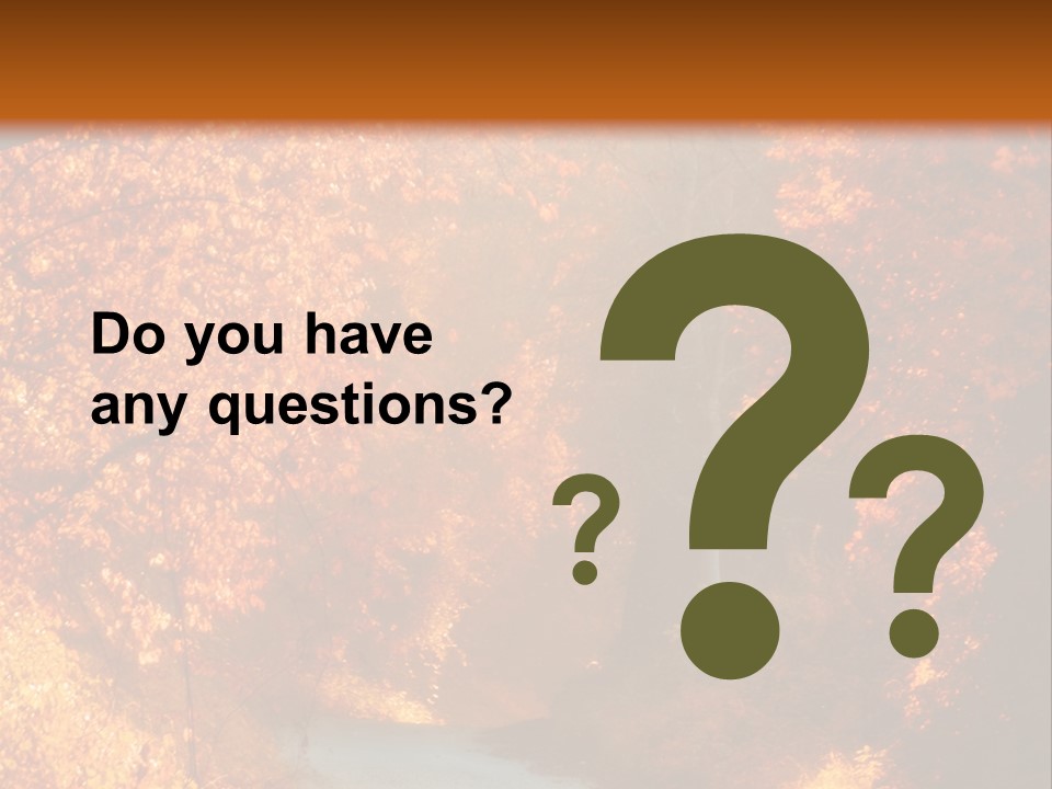 Warmth Garden Red PowerPoint Template