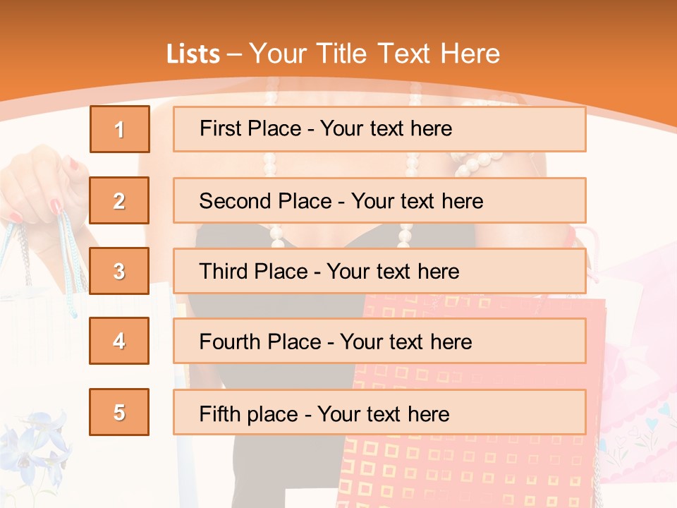 Rush Sign Clear PowerPoint Template
