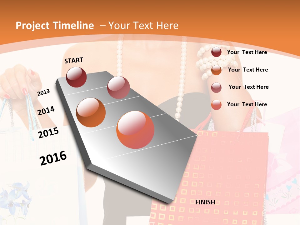 Rush Sign Clear PowerPoint Template