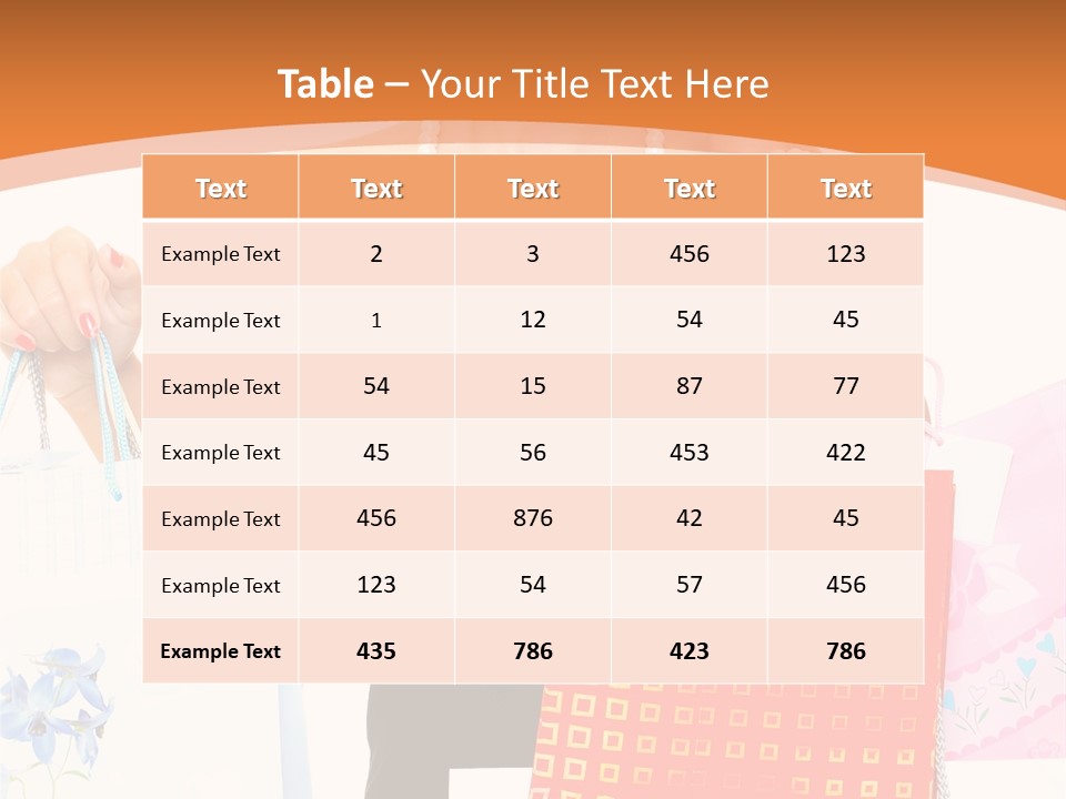 Rush Sign Clear PowerPoint Template