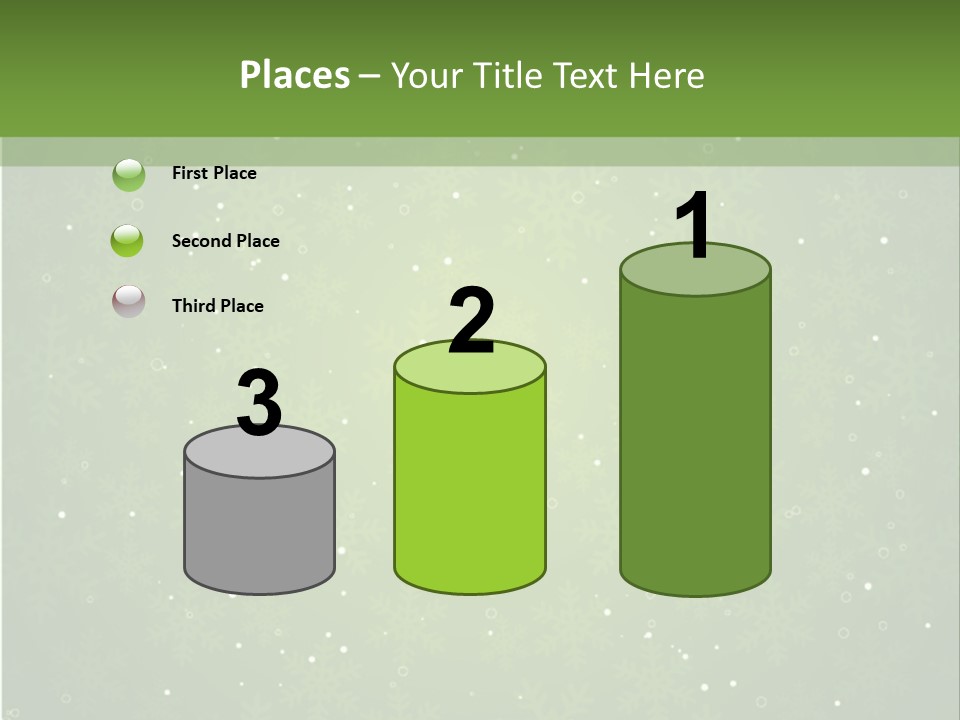 Greeting Cold Background PowerPoint Template