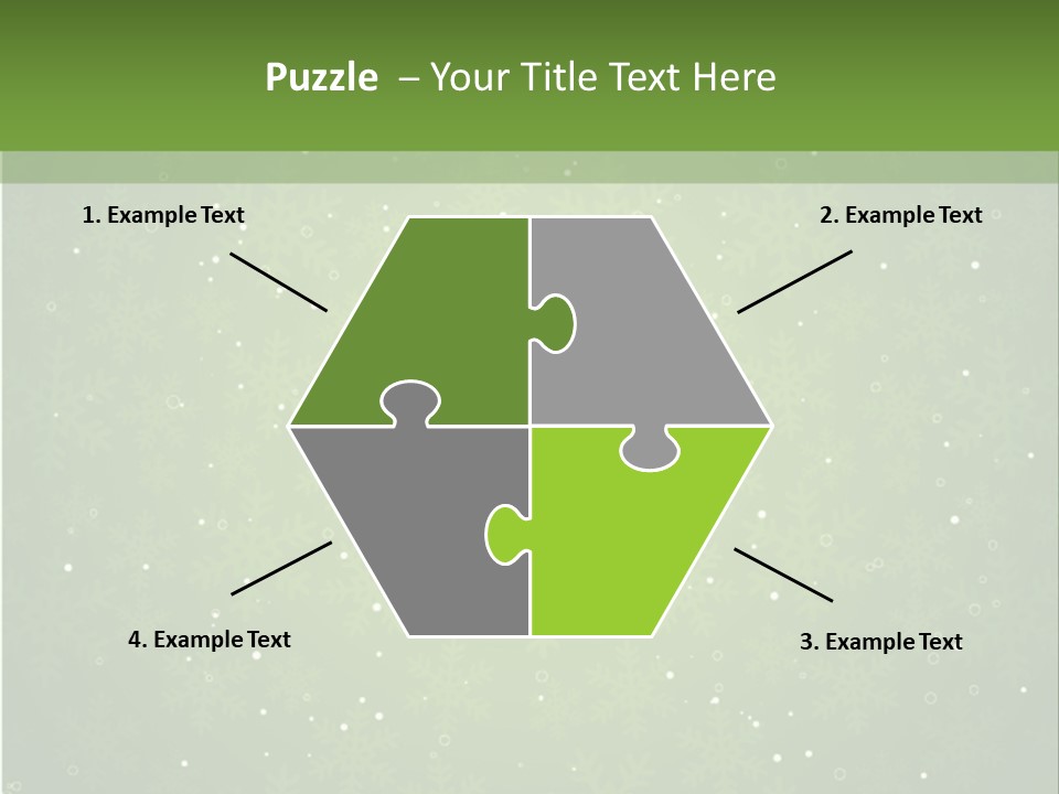 Greeting Cold Background PowerPoint Template