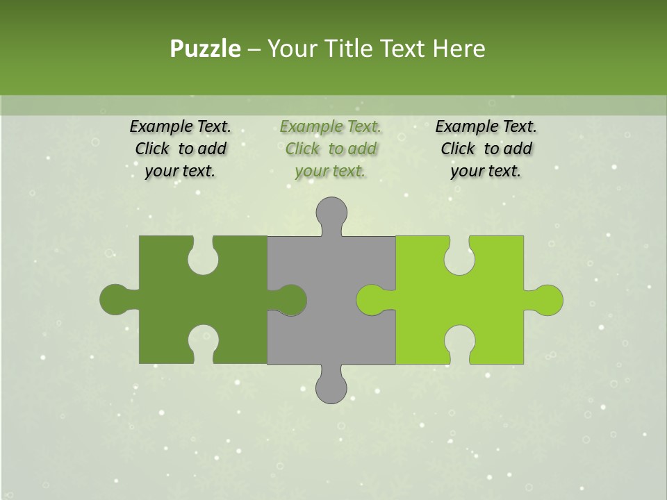 Greeting Cold Background PowerPoint Template