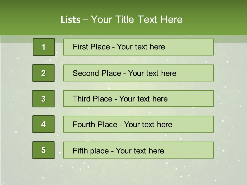 Greeting Cold Background PowerPoint Template