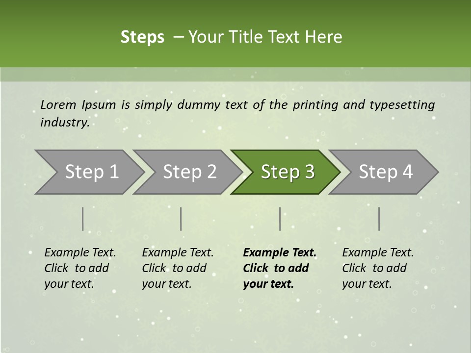 Greeting Cold Background PowerPoint Template