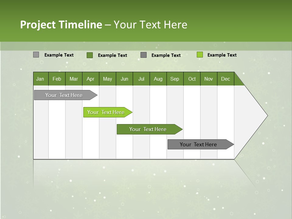 Greeting Cold Background PowerPoint Template