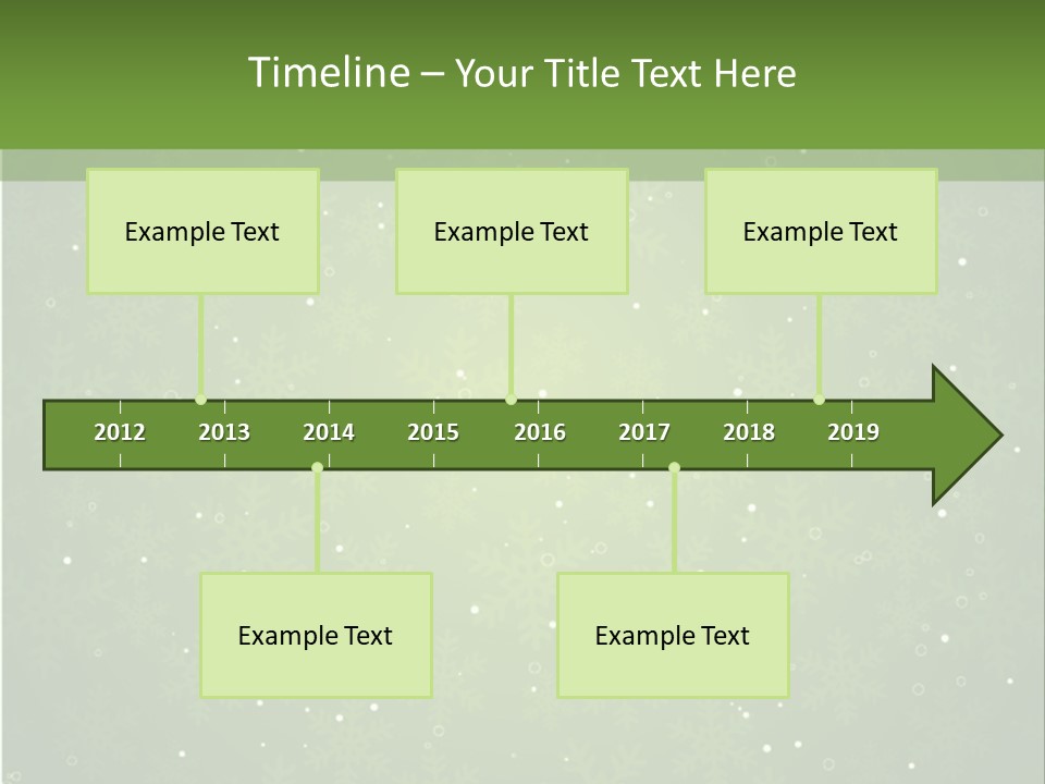 Greeting Cold Background PowerPoint Template