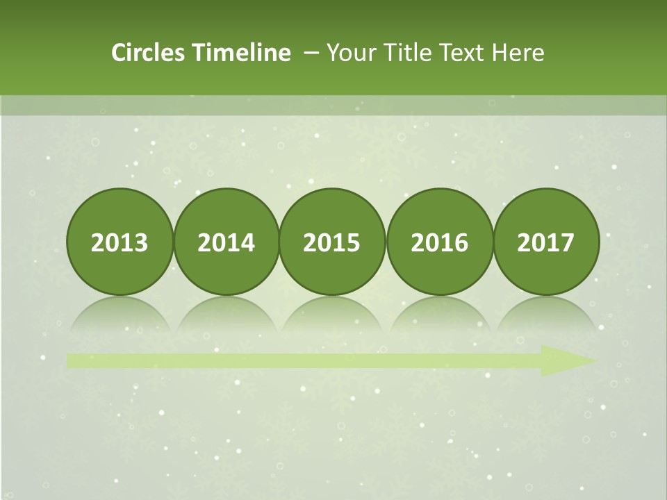 Greeting Cold Background PowerPoint Template