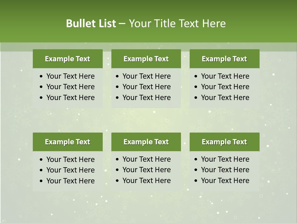 Greeting Cold Background PowerPoint Template
