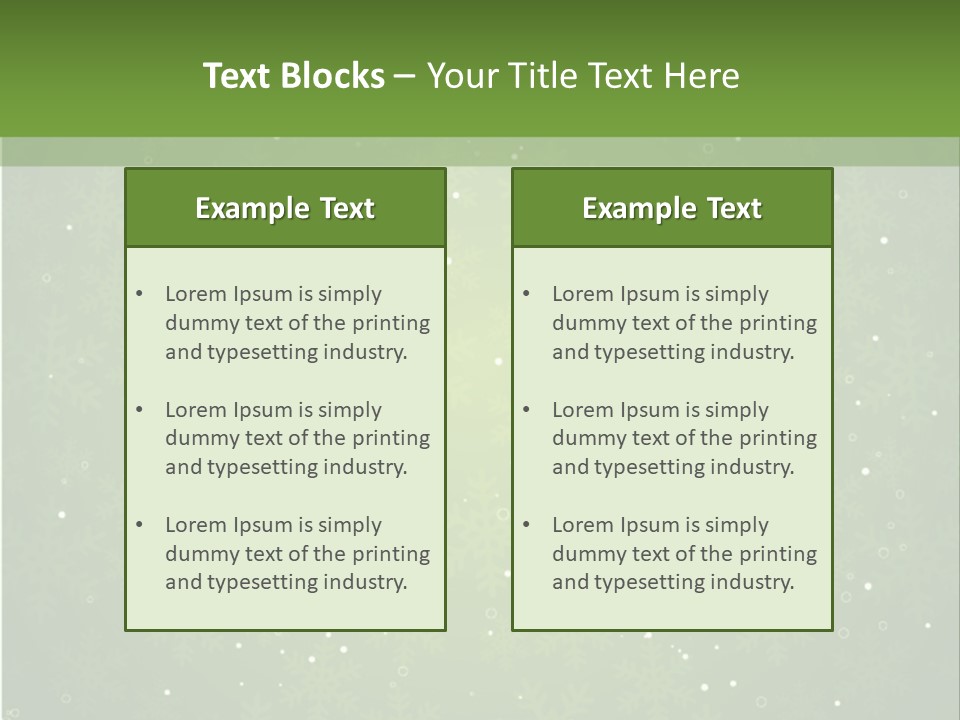 Greeting Cold Background PowerPoint Template