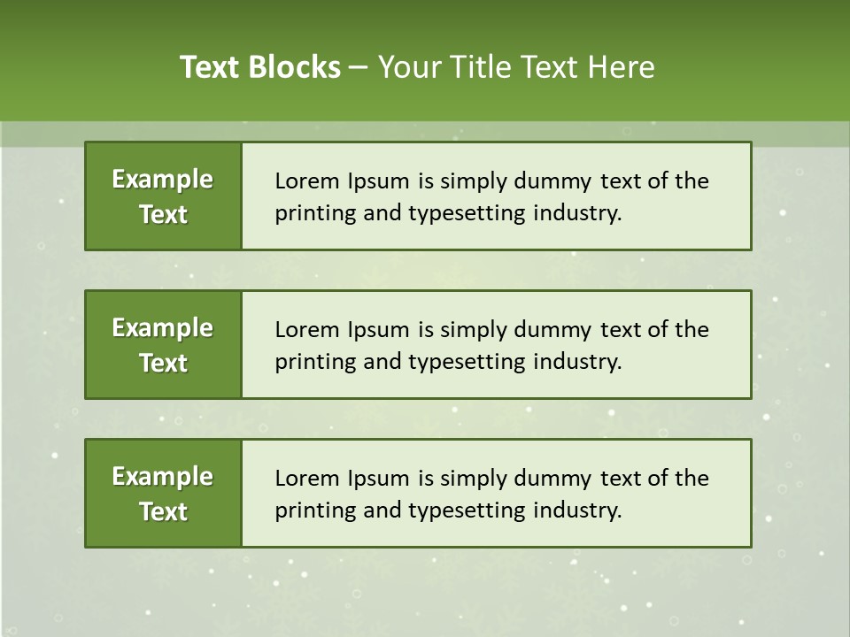 Greeting Cold Background PowerPoint Template