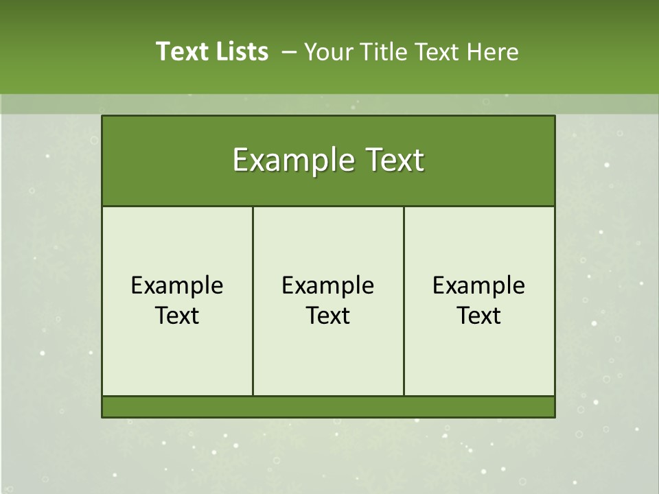 Greeting Cold Background PowerPoint Template
