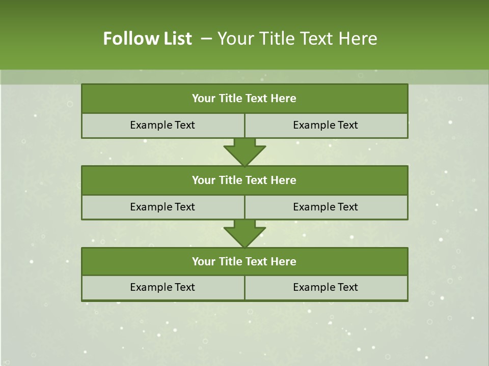 Greeting Cold Background PowerPoint Template