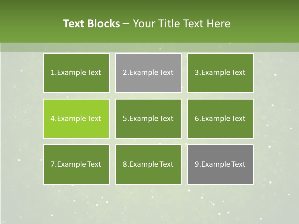 Greeting Cold Background PowerPoint Template