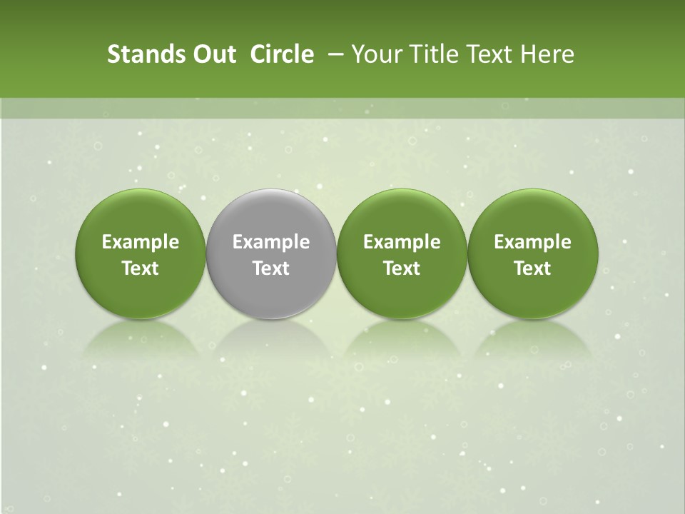 Greeting Cold Background PowerPoint Template