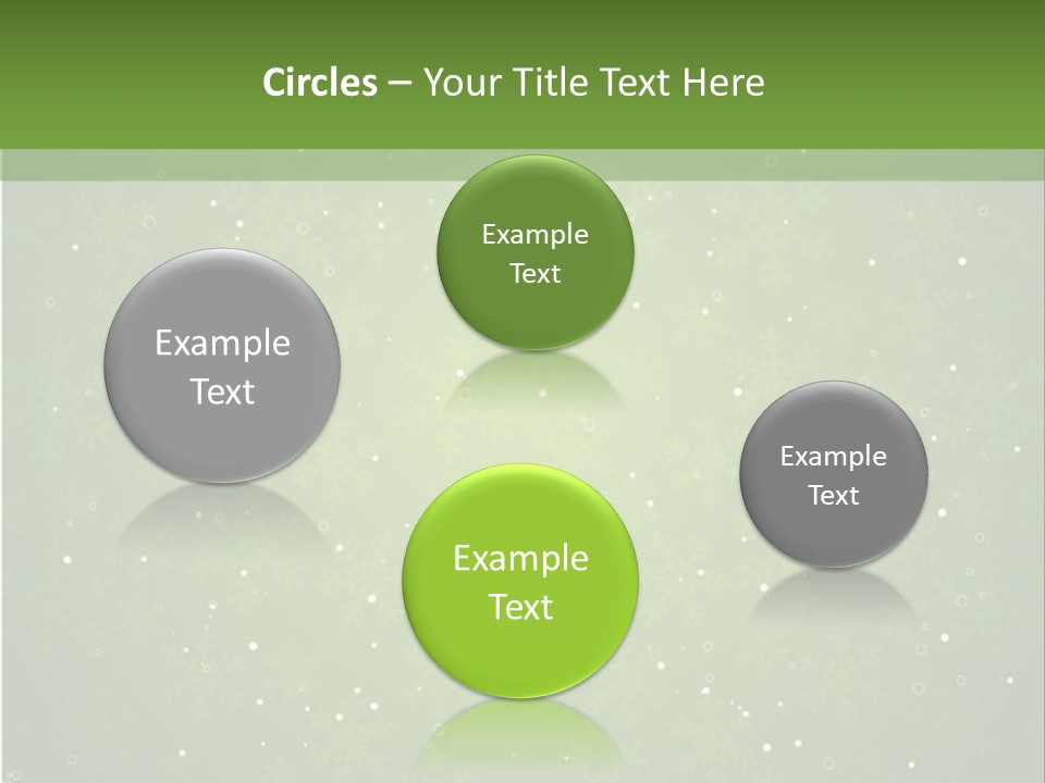 Greeting Cold Background PowerPoint Template