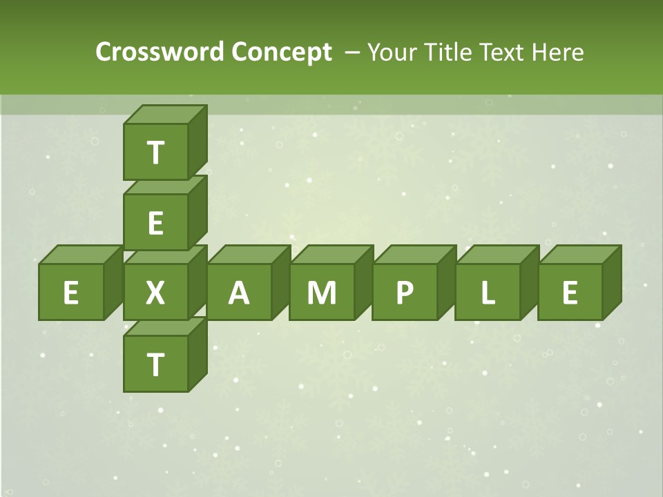 Greeting Cold Background PowerPoint Template