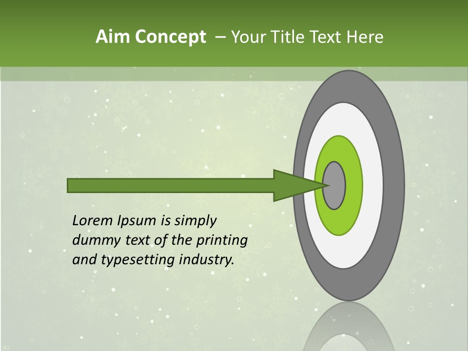 Greeting Cold Background PowerPoint Template