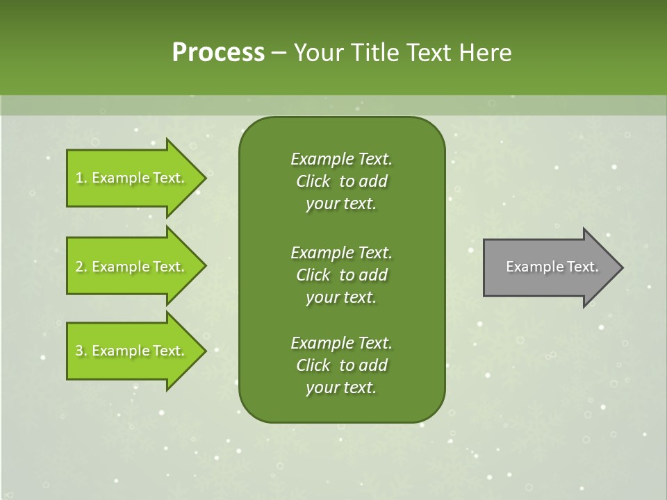 Greeting Cold Background PowerPoint Template