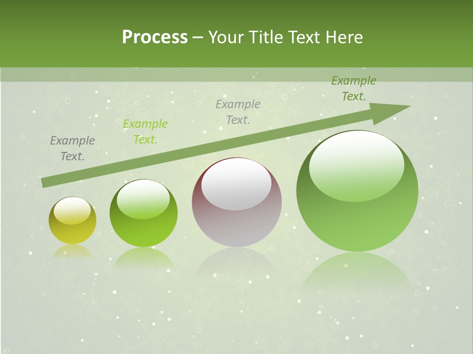 Greeting Cold Background PowerPoint Template