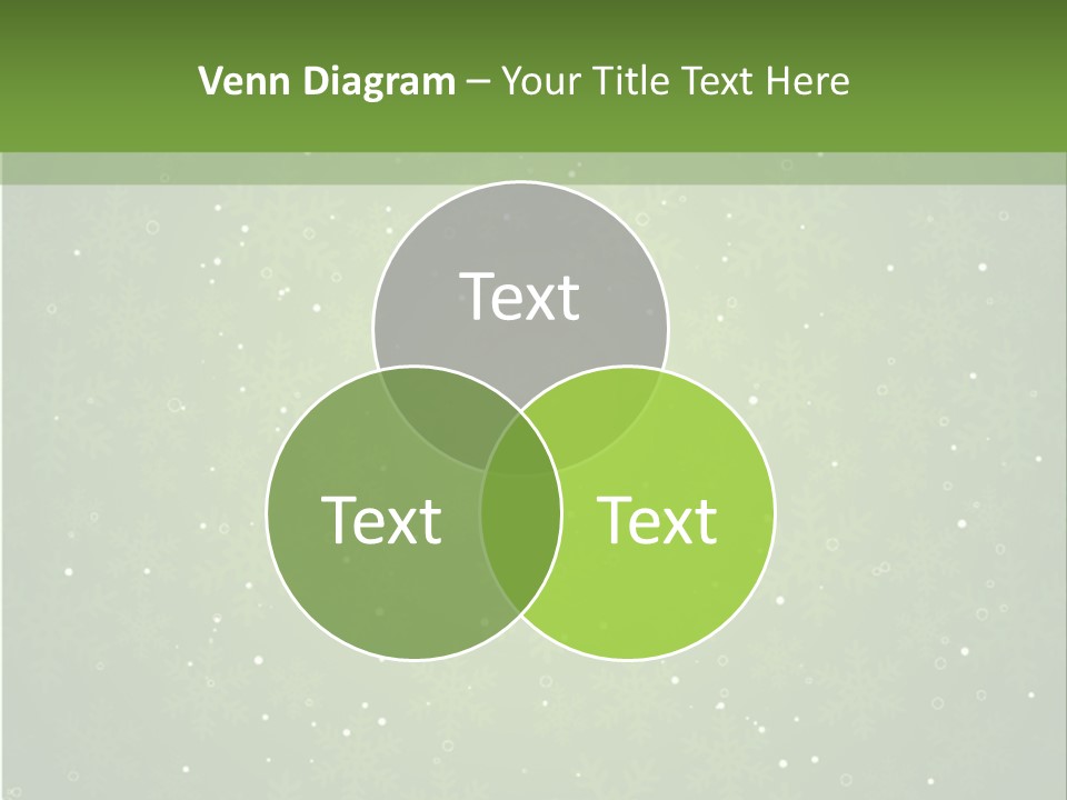 Greeting Cold Background PowerPoint Template