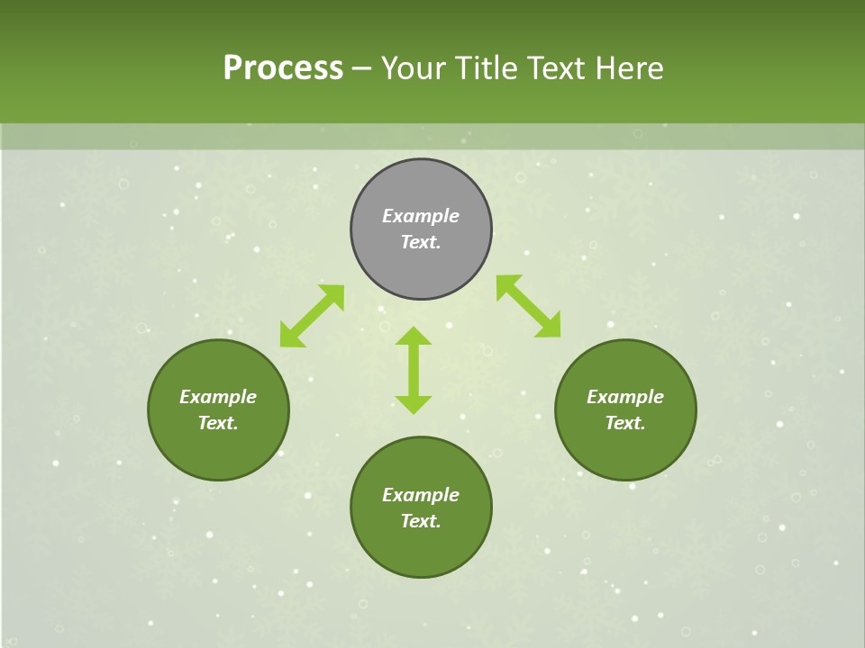 Greeting Cold Background PowerPoint Template