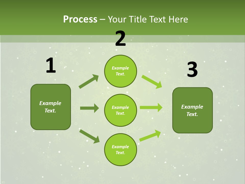 Greeting Cold Background PowerPoint Template