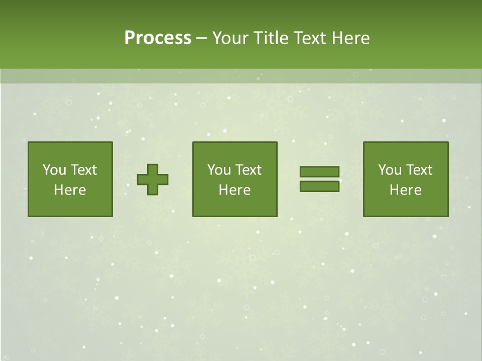 Greeting Cold Background PowerPoint Template