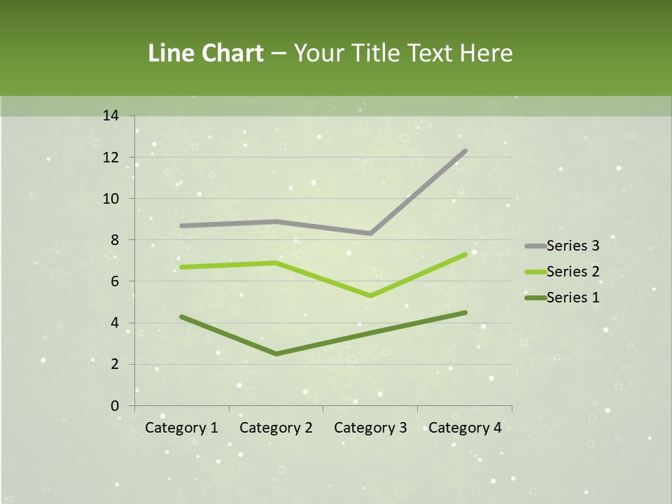 Greeting Cold Background PowerPoint Template
