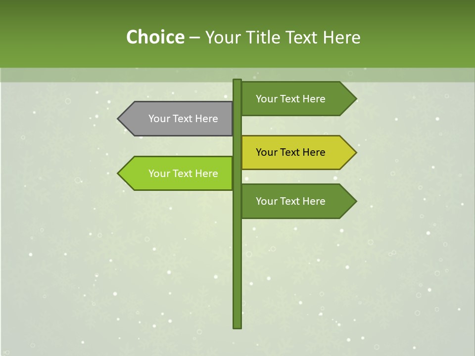 Greeting Cold Background PowerPoint Template