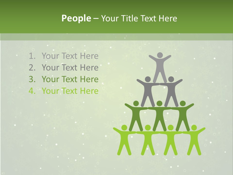 Greeting Cold Background PowerPoint Template